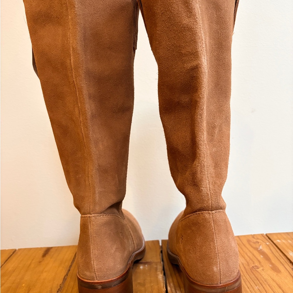 Frye Tan Suede Tall Boots - Picture 6 of 6